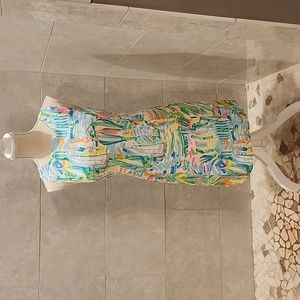 Lilly Pulitzer Courtney Dress in Sea Salt Sun